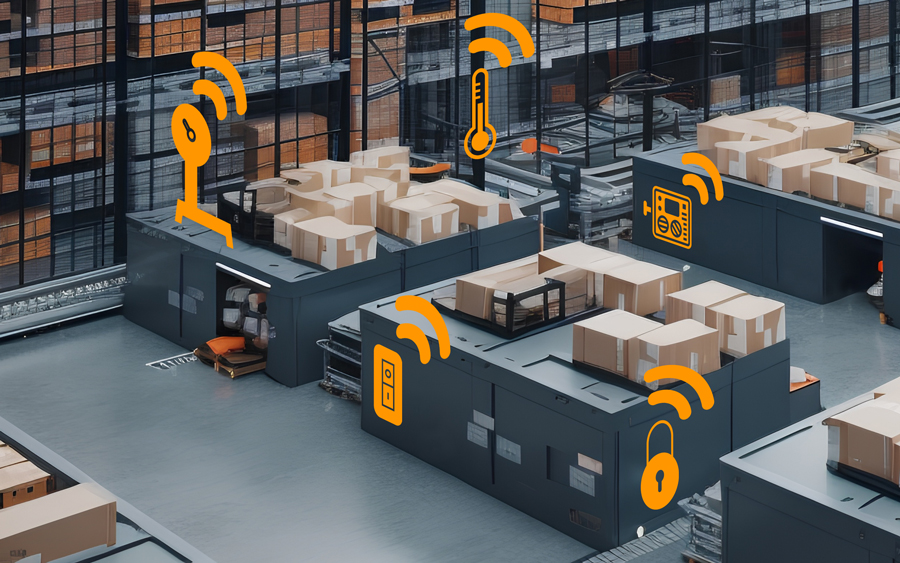 Entrepot - wifi iot - logistique connectée