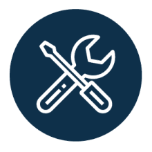 icon de demande de réparation espace client 