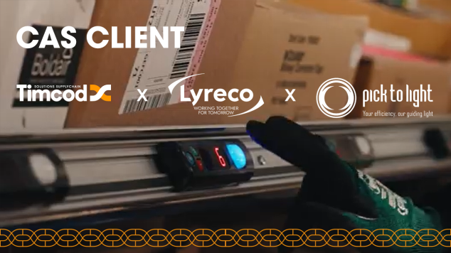 Timcod équipe Lyreco de la solution Pick-to-Light Systems