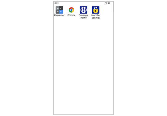 Datalogic Launcher - home
