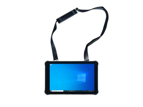 Tablette_industrielle_Unitech_RT112_Windows_bandouillière