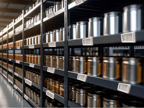 Étiquetage stock avec étiquettes électroniques ESL