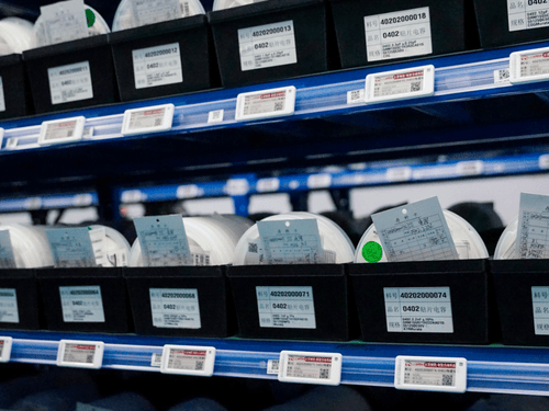 Étiquetage rack avec étiquettes électroniques ESL