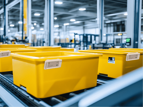 Étiquetage bac avec étiquettes électroniques ESL