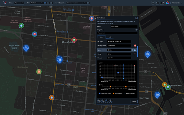 SOTI Xsight - Intelligence diagnostique - outils analytics - Live View