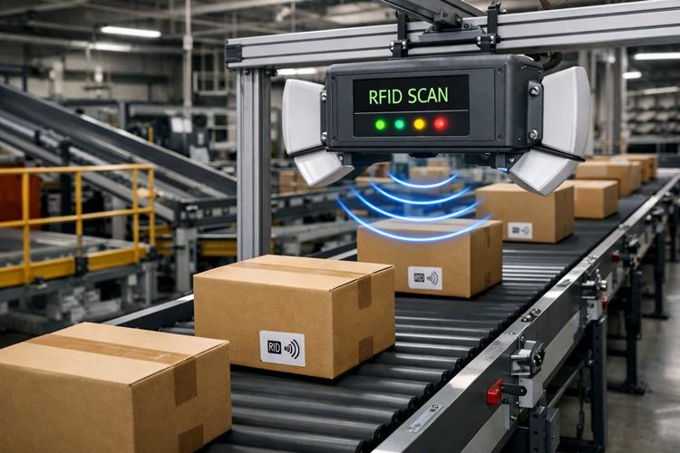 Timcod - Etiquette RFID Micro-ondes SHF - controle convoyeur industrie