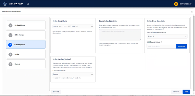 MDM Zebra - DNA Cloud - Device Setup