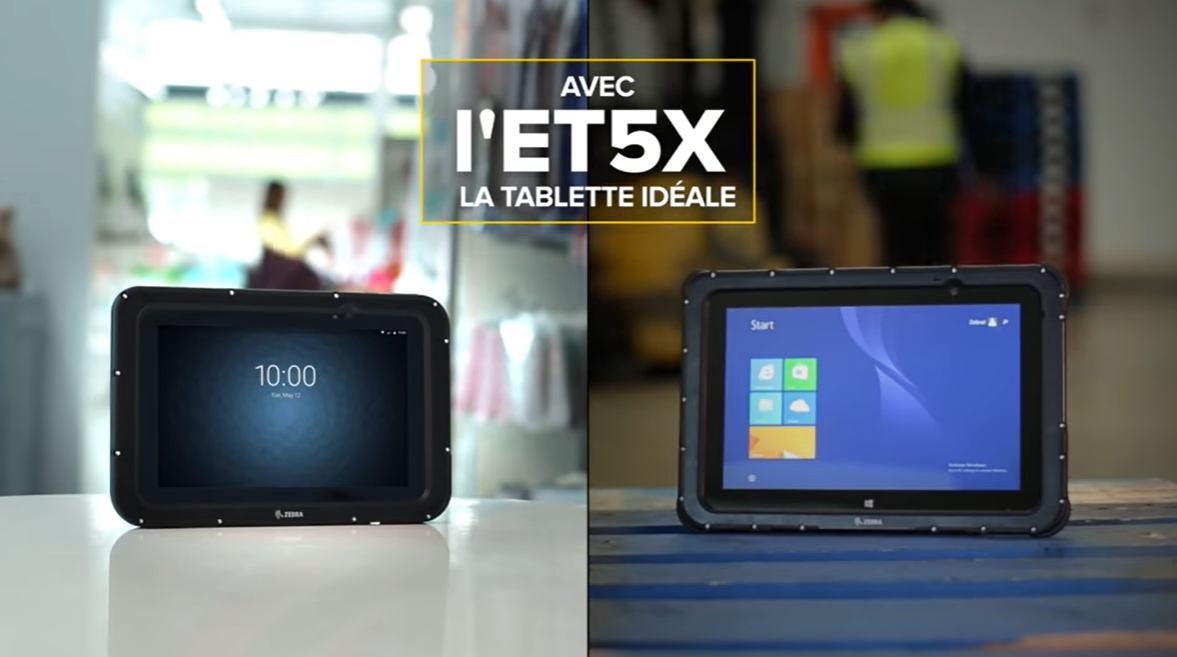 Tablette industrielle durcie Zebra ET51 et ET56 | TIMCOD