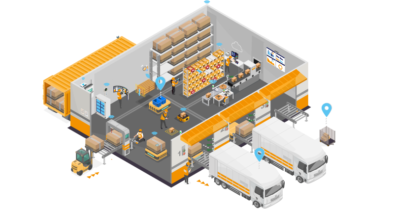 Entrepôt Supply Chain 4.0 TIMCOD 