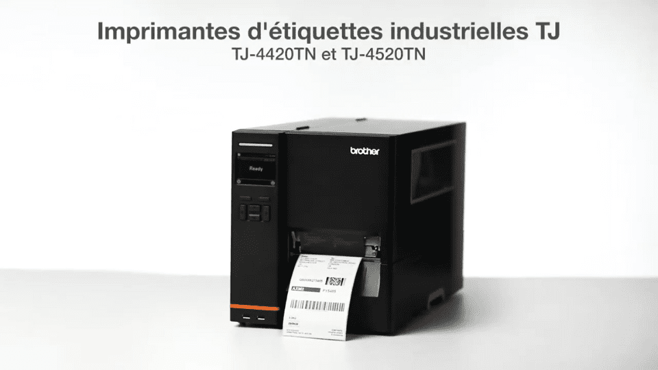 Image Placeholder vidéo démonstrative de l'imprimante Brother TJ-4420TN