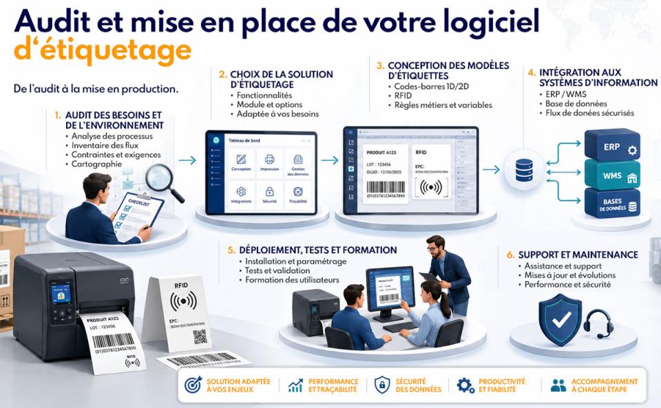 Audit et mise en place de logiciel d'étiquetage